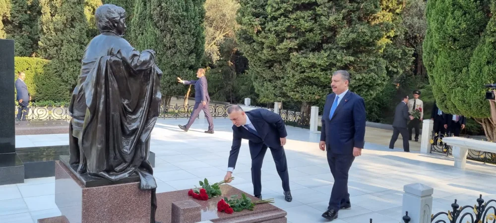 Türkiyənin səhiyyə naziri Azərbaycanda işgüzar səfərdədir - FOTO