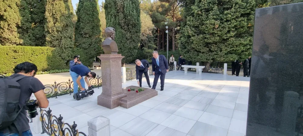 Türkiyənin səhiyyə naziri Azərbaycanda işgüzar səfərdədir - FOTO