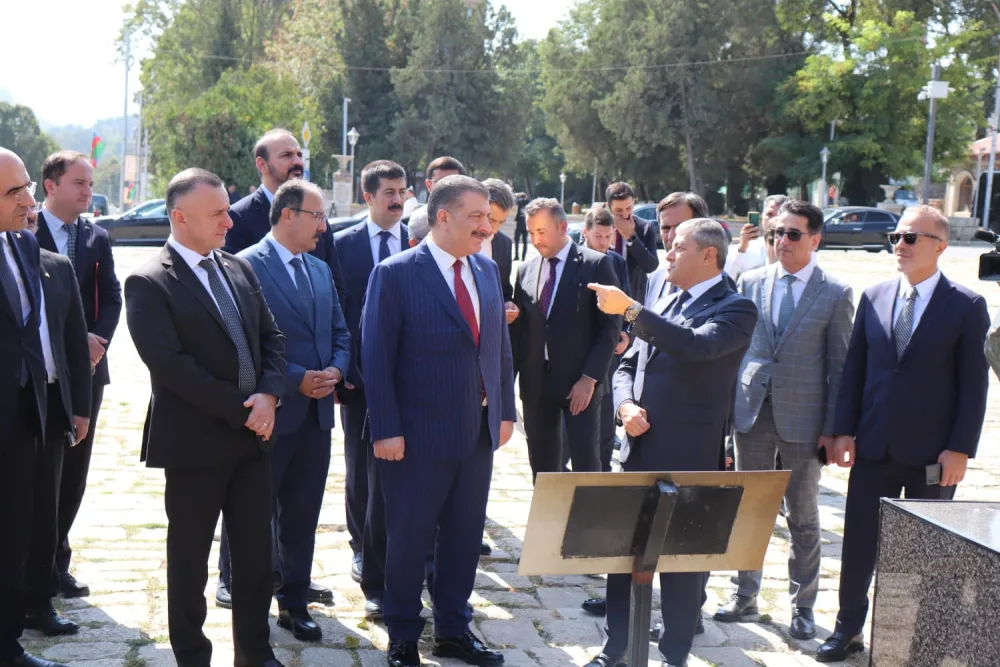 Türkiyənin səhiyyə naziri Şuşada - FOTO