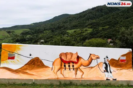 Lerik gənclərindən MARAQLI TƏŞƏBBÜS: Beton bəndlərin üzərində... - FOTO