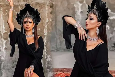 Renka bu dəfə " qara kraliça" oldu