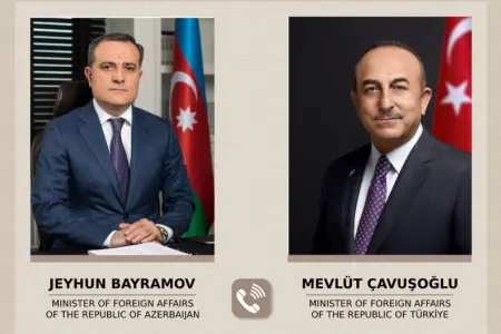 Ceyhun Bayramov və Çavuşoğlu telefonla - DANIŞDI