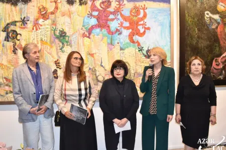 Müasir İncəsənət Muzeyində “Rənglərin sirri” adlı sərgi açılıb - FOTO