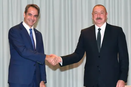 İlham Əliyev Yunanıstanın Baş naziri ilə görüşdü - YENİLƏNİB