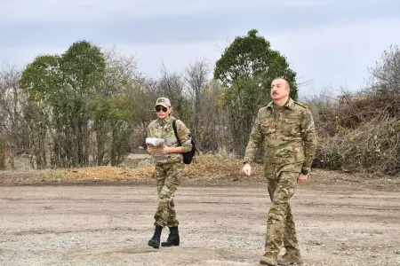 İlham Əliyev və Mehriban Əliyeva Ağdam rayonuna səfər ediblər
