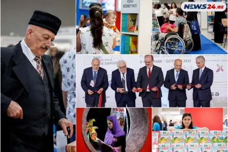 8-ci Bakı Beynəlxalq Kitab Sərgisinin açılışı oldu - -FOTOREPORTAJ