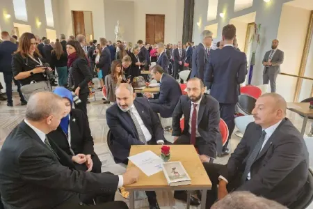Əliyev, Ərdoğan və Paşinyan bir arada - Tarixi görüş - FOTO