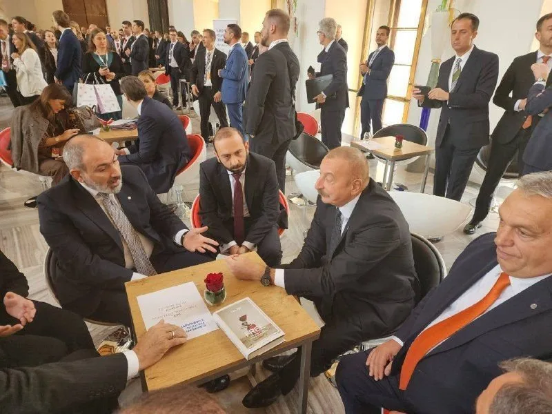 Əliyev, Ərdoğan və Paşinyan bir arada - Tarixi görüş - FOTO