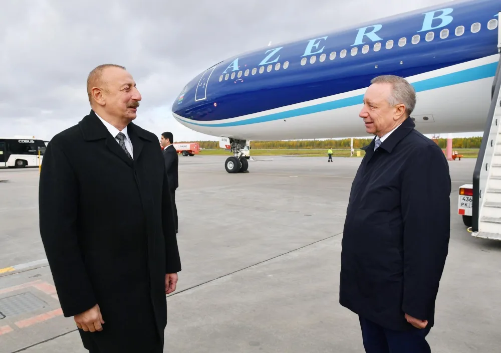 İlham Əliyev Rusiyaya getdi - YENİLƏNİB