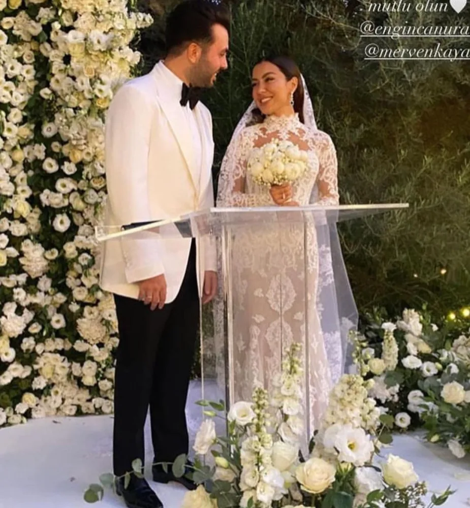 Sibel Canın oğlunun təmtəraqlı - TOYUNDAN GÖRÜNTÜLƏR - FOTO/VİDEO