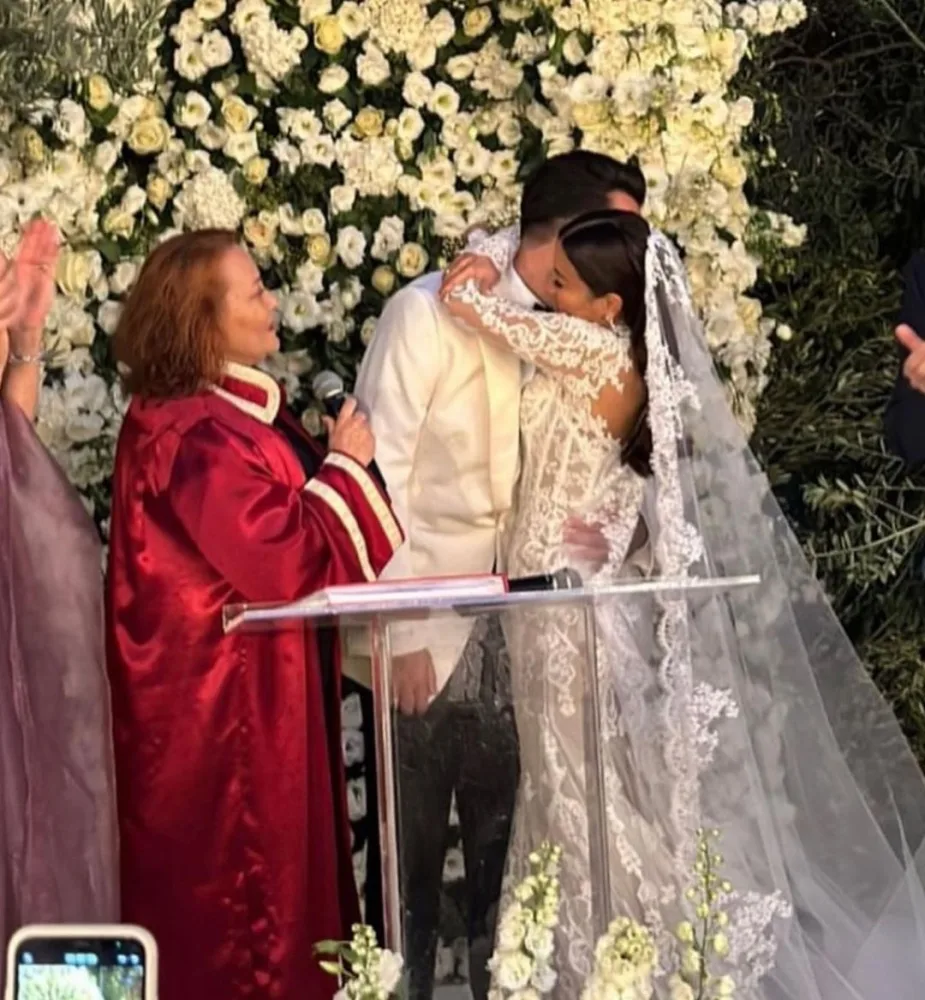 Sibel Canın oğlunun təmtəraqlı - TOYUNDAN GÖRÜNTÜLƏR - FOTO/VİDEO