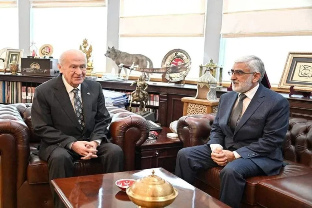 Mirmahmud Mirəlioğlu Dövlət Baxçalı ilə görüşdü - FOTO