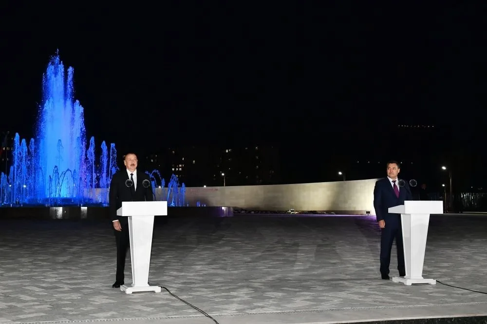 Bişkekdə Qırğızıstan-Azərbaycan Dostluq Parkı açıldı - FOTO
