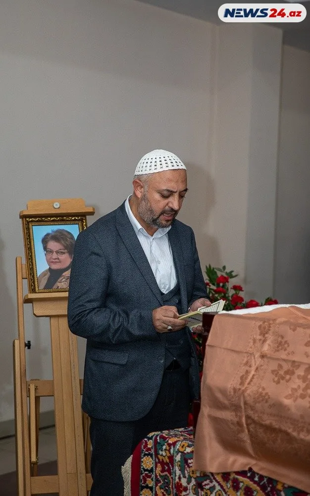 Ruhəngiz Qasımovanın vida mərasimi - FOTO/VİDEO