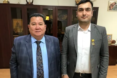 Azərbaycanlı tələbə Rusiyada təltif edildi