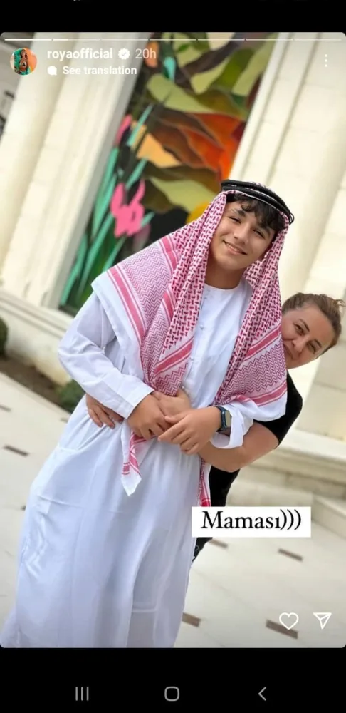 Röya Ayxanın oğlu Hüseynlə yeni - FOTOLARI