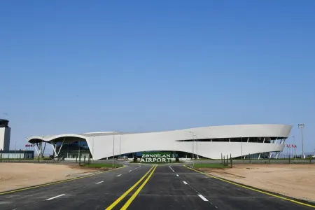 İlham Əliyev və Ərdoğan Zəngilan aeroportunun açılışı etdilər - FOTO