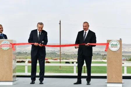 Azərbaycan və Türkiyə prezidentləri Cəbrayılda ağac əkiblər
