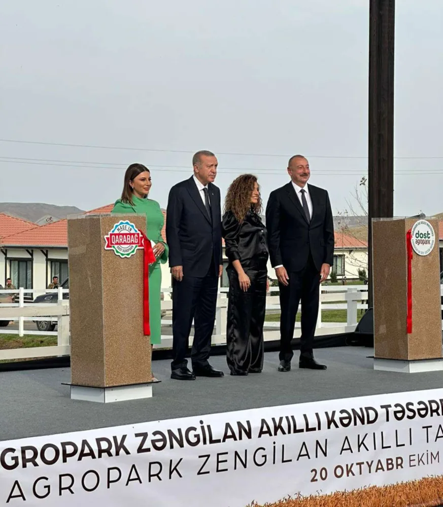 Prezident Çinarəni səhnəyə dəvət etdi - FOTO