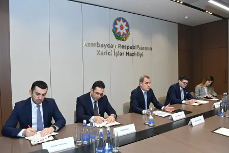 Ceyhun Bayramov BMT Baş katibinin müavini ilə görüşdü - FOTO
