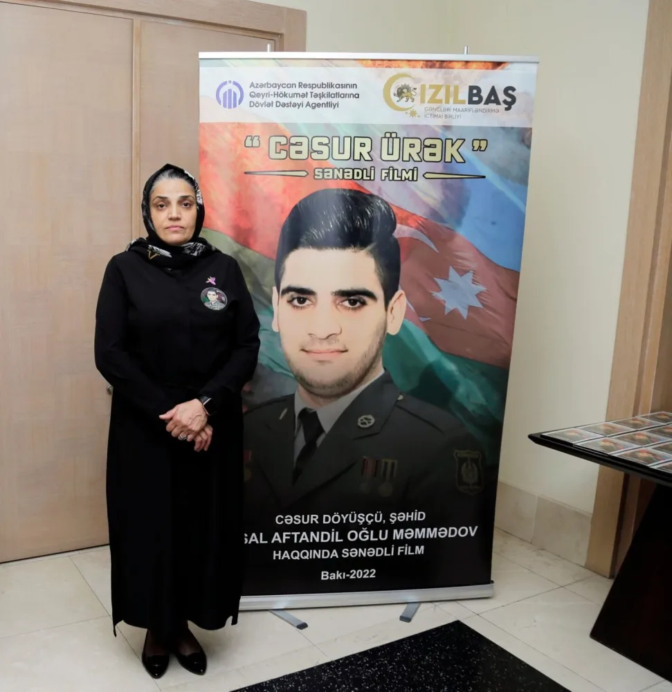 “Cəsur ürək”: Vətən müharibəsi şəhidi haqqında film təqdim edildi – - FOTOLAR/VİDEO