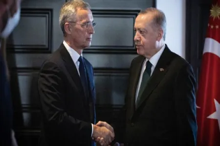 Ərdoğanın NATO Baş katibi ilə görüşü başlayıb
