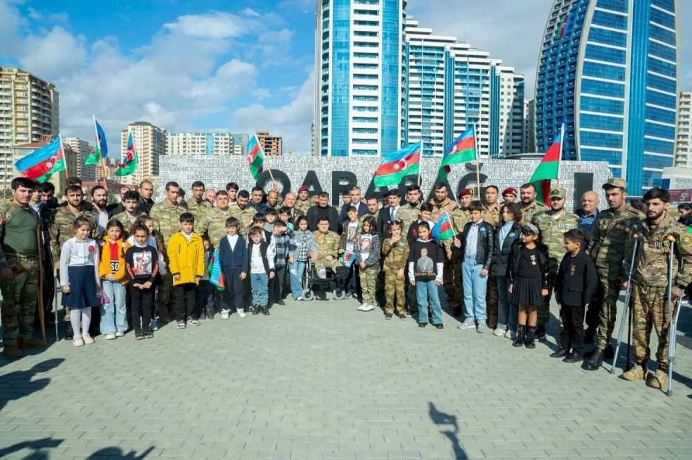Bakıda “Zəfər” avtoyürüşü keçirildi - FOTO