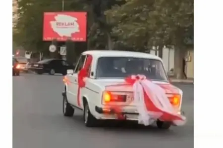 Toy karvanında "avtoşluq" edən sürücü həbs olundu - VİDEO