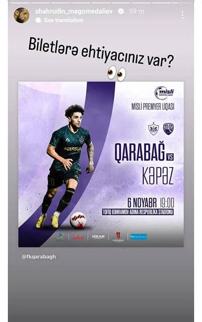 Şahruddindən qalmaqallı paylaşım - FOTO