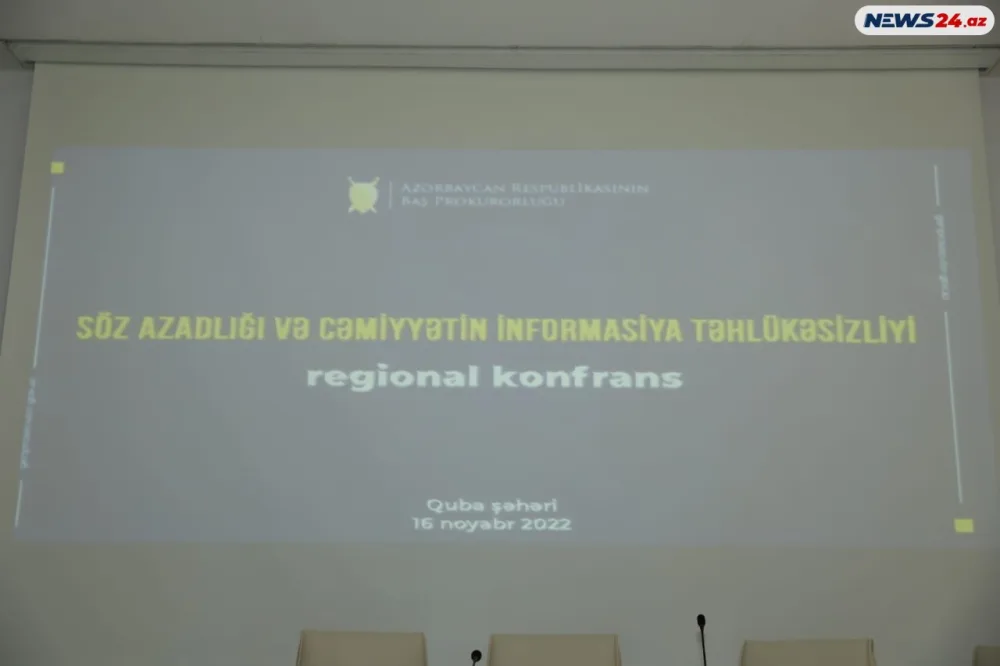 Baş Prokurorluq Qubada konfrans təşkil etdi - -FOTO
