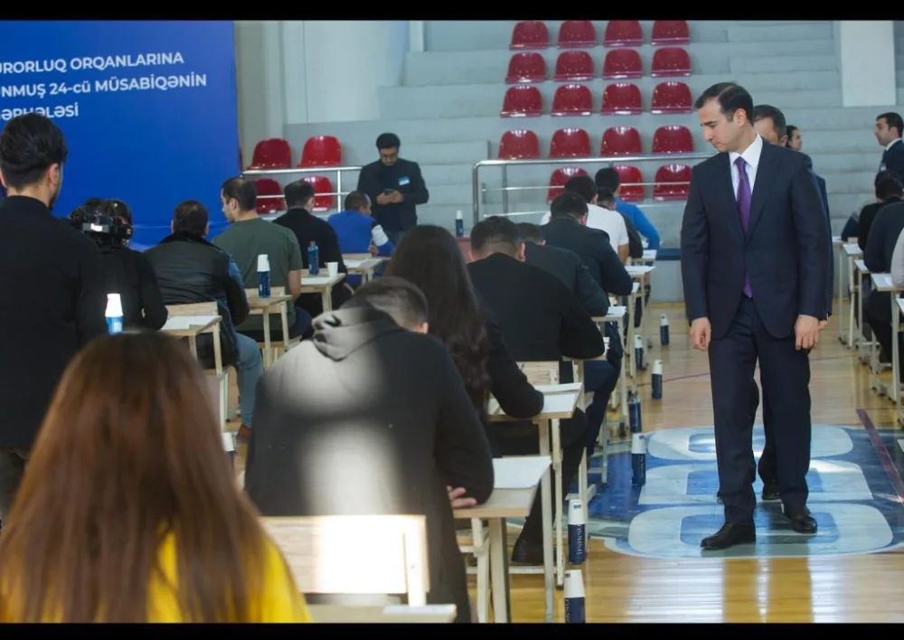 Prokurorluqda çalışmaq istəyən şəxslər imtahan verdi