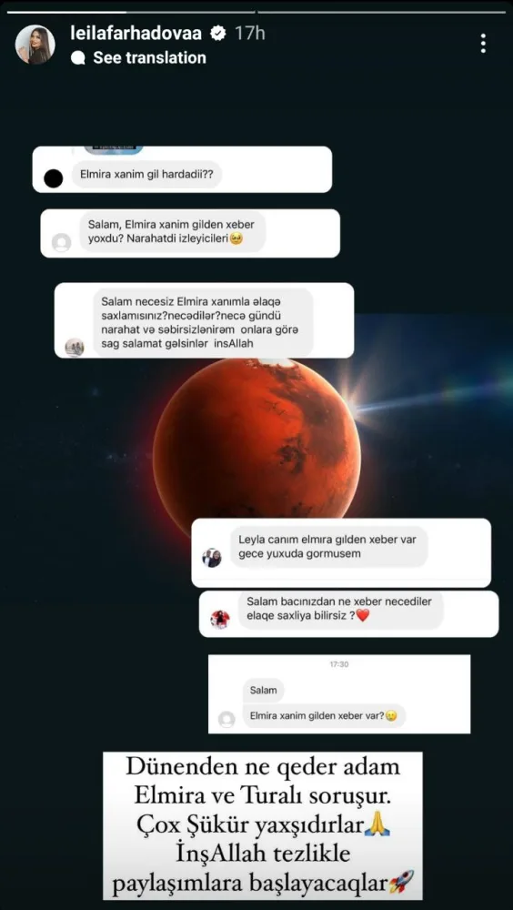 Azərbaycanlı blogger cütlük - MARSA UÇDU-FOTO