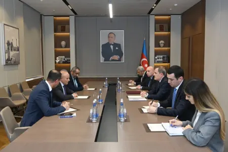 Ceyhun Bayramov Liviyanın yeni təyin olunmuş səfiri ilə görüşdü