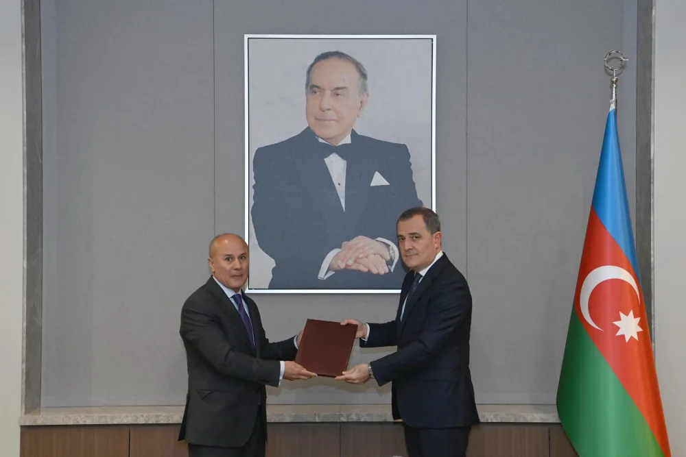 Ceyhun Bayramov Liviyanın yeni təyin olunmuş səfiri ilə görüşdü