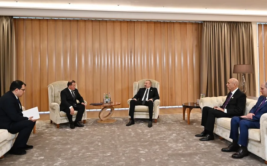 İlham Əliyev Aktam Xaitovu qəbul edib