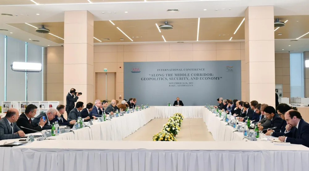 Prezident İlham Əliyev konfransda iştirak edib - YENİLƏNİB