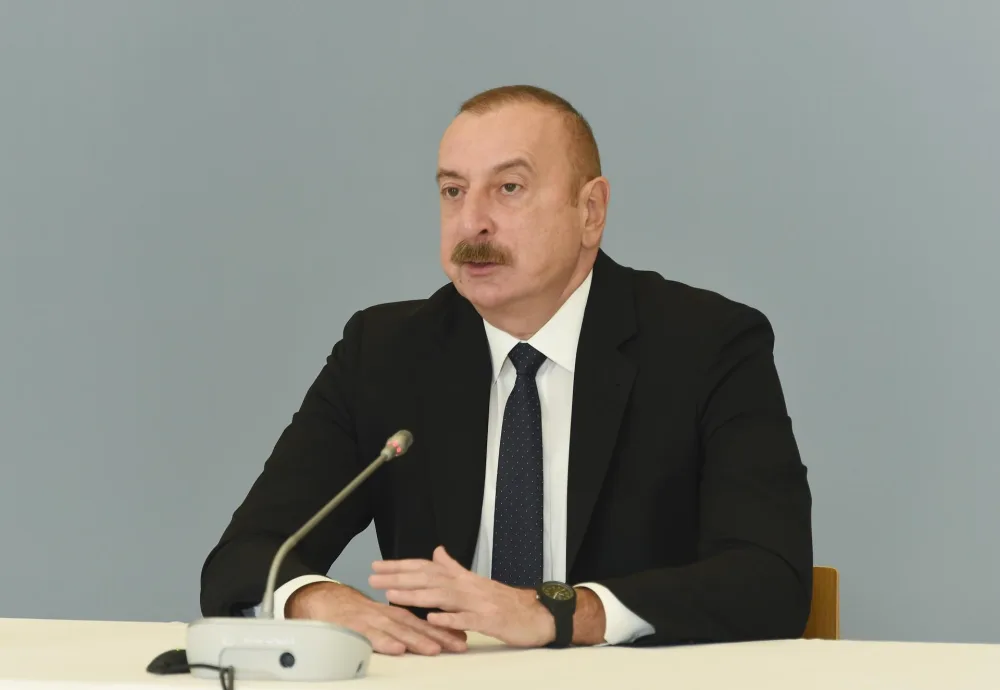 Prezident İlham Əliyev konfransda iştirak edib - YENİLƏNİB