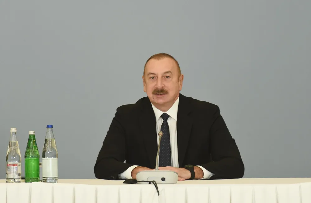 Prezident İlham Əliyev konfransda iştirak edib - YENİLƏNİB