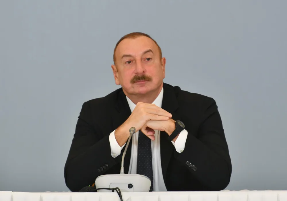 Prezident İlham Əliyev konfransda iştirak edib - YENİLƏNİB