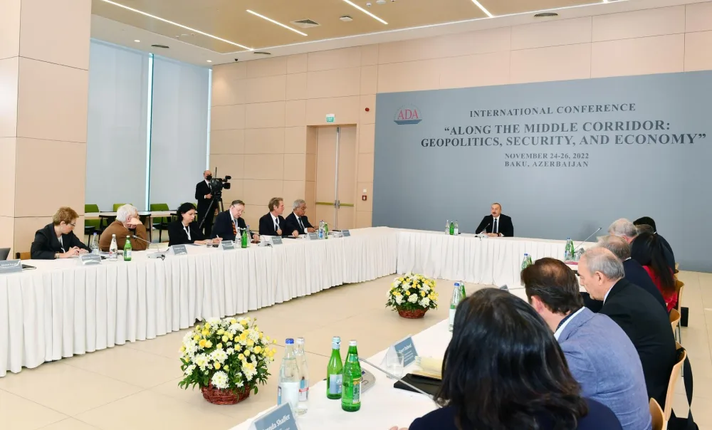Prezident İlham Əliyev konfransda iştirak edib - YENİLƏNİB