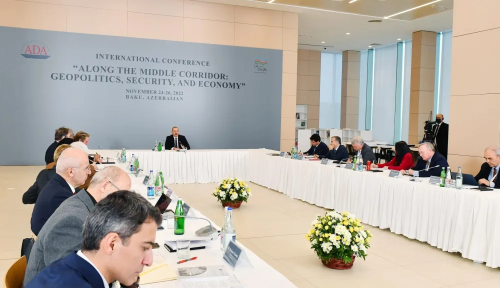 Prezident İlham Əliyev konfransda iştirak edib - YENİLƏNİB