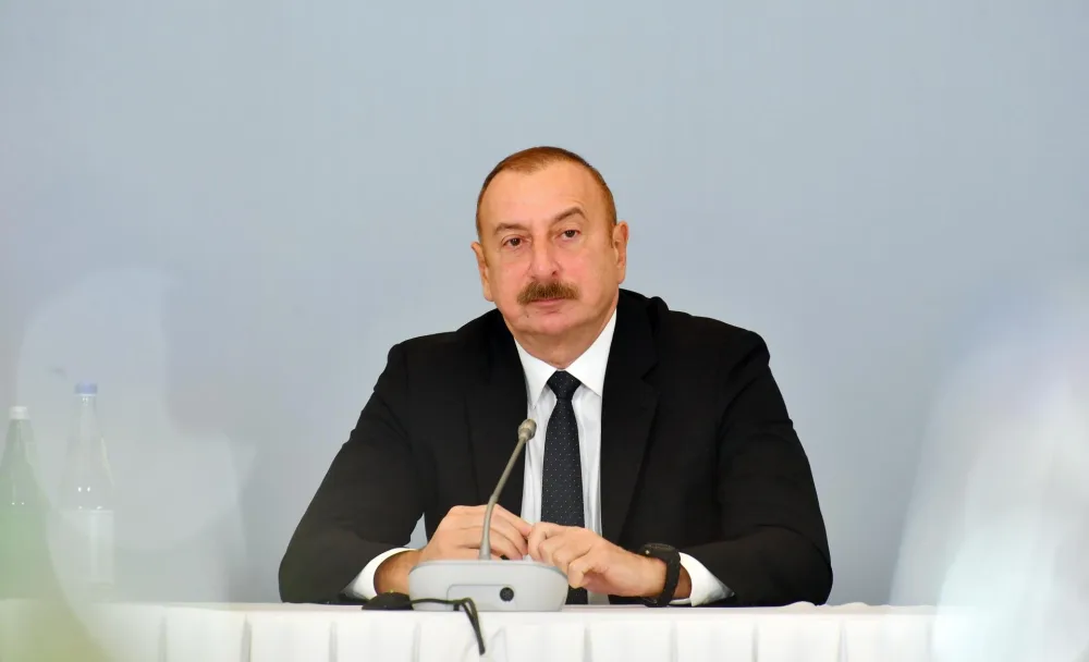 Prezident İlham Əliyev konfransda iştirak edib - YENİLƏNİB