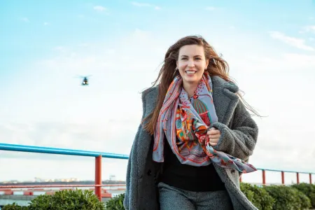 Esra Gezginci Azərbaycan haqqında veriliş çəkib - FOTO