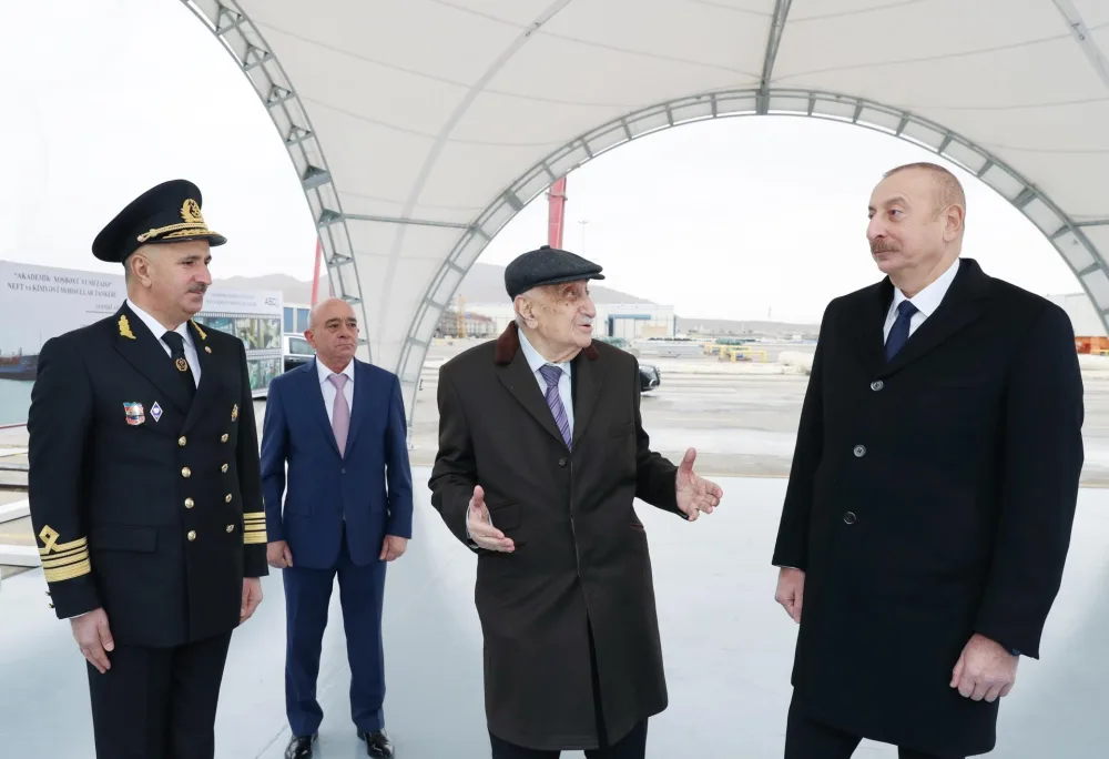 “Xoşbəxt Yusifzadə” tankeri istismara verildi - İlham Əliyev mərasimdə iştirak etdi - YENİLƏNİB