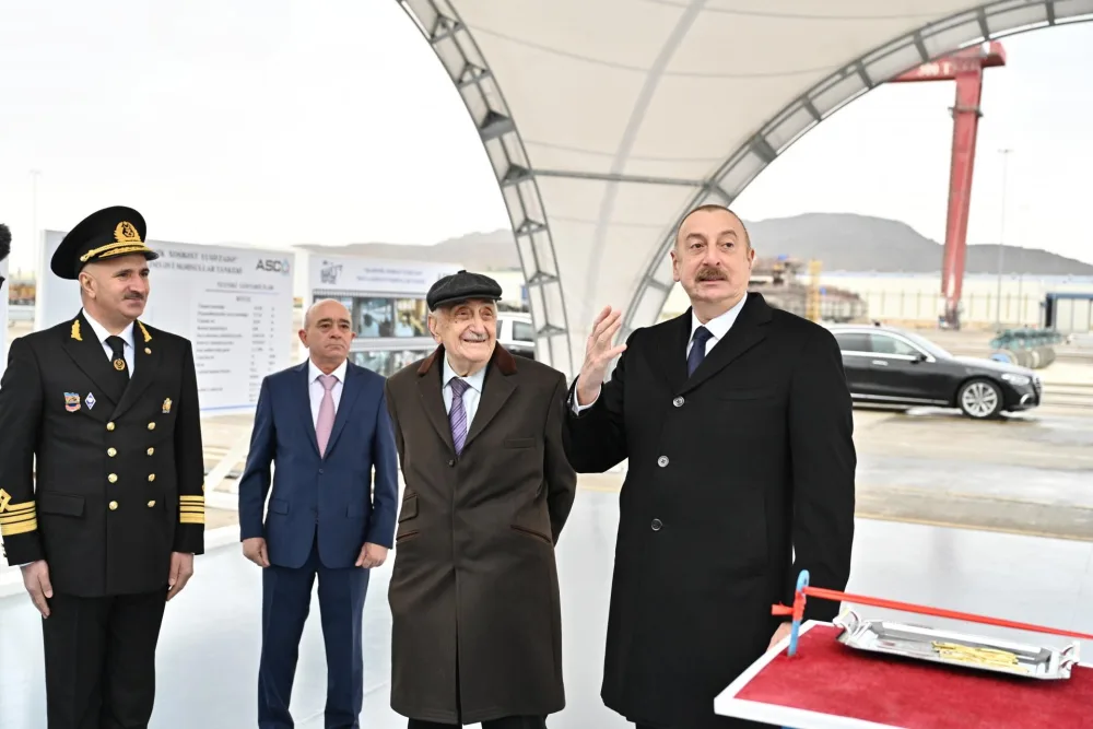 “Xoşbəxt Yusifzadə” tankeri istismara verildi - İlham Əliyev mərasimdə iştirak etdi - YENİLƏNİB