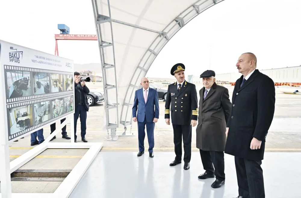 “Xoşbəxt Yusifzadə” tankeri istismara verildi - İlham Əliyev mərasimdə iştirak etdi - YENİLƏNİB