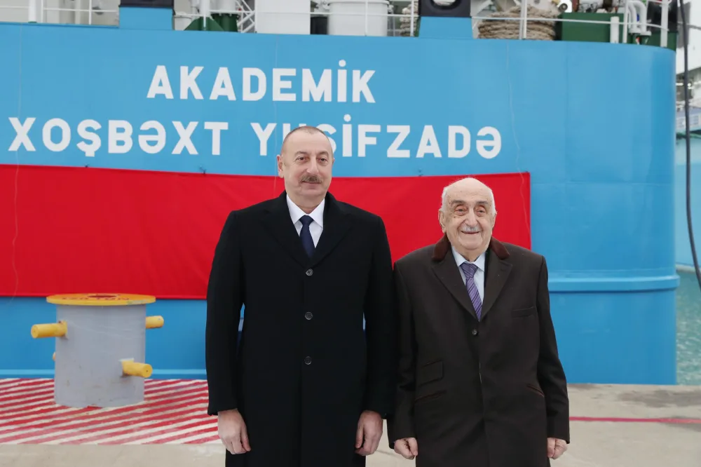 “Xoşbəxt Yusifzadə” tankeri istismara verildi - İlham Əliyev mərasimdə iştirak etdi - YENİLƏNİB