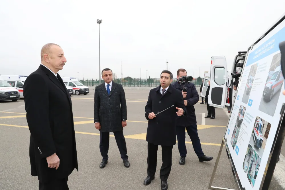 İlham Əliyev yeni alınmış xüsusi təyinatlı texnikalarla tanış oldu - YENİLƏNİB