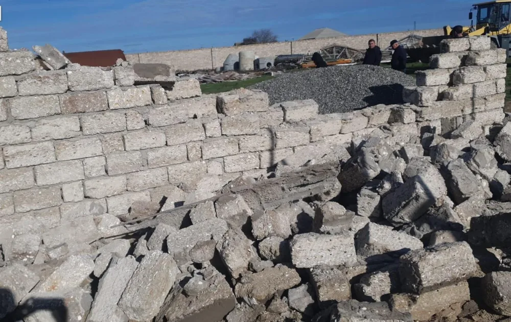 Pirallahıda qanunsuz tikintinin qarşısı alınıb