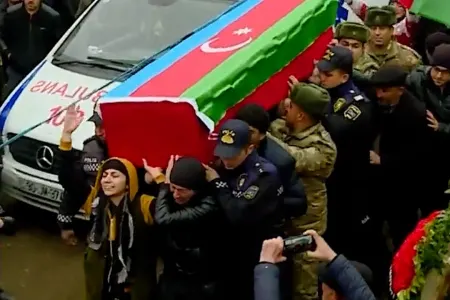 Kəlbəcərdə minaya düşərək şəhid olan Zöhrab Hümbətov dəfn olunub